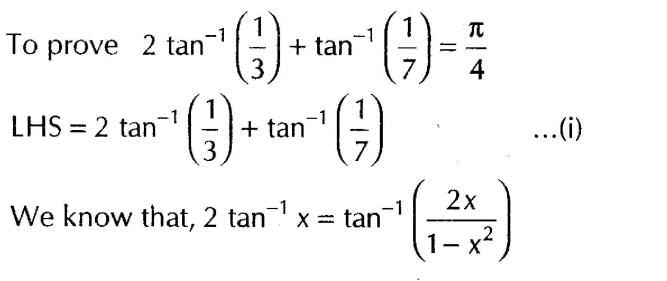 Inverse Of Trigonometric Functions (Important Questions) Class12th 2019 - CBSE/Schools