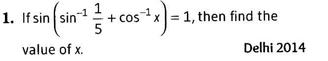 Inverse Of Trigonometric Functions (Important Questions) Class12th 2019 - CBSE/Schools