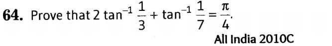 Inverse Of Trigonometric Functions (Important Questions) Class12th 2019 - CBSE/Schools