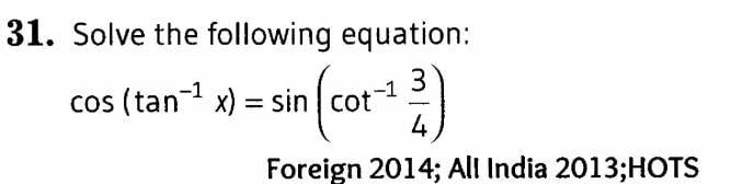 Inverse Of Trigonometric Functions (Important Questions) Class12th 2019 - CBSE/Schools