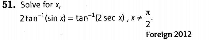 Inverse Of Trigonometric Functions (Important Questions) Class12th 2019 - CBSE/Schools
