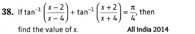 Inverse Of Trigonometric Functions (Important Questions) Class12th 2019 - CBSE/Schools