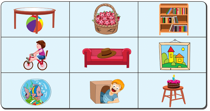 Worksheet Solutions: Positions - 2 | English for LKG