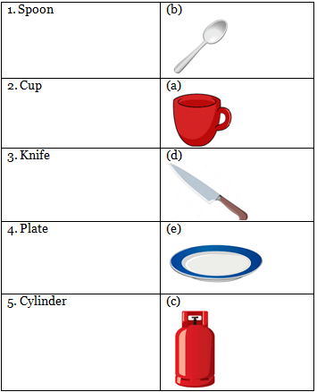 Worksheet Solutions: Kitchen | EVS for LKG