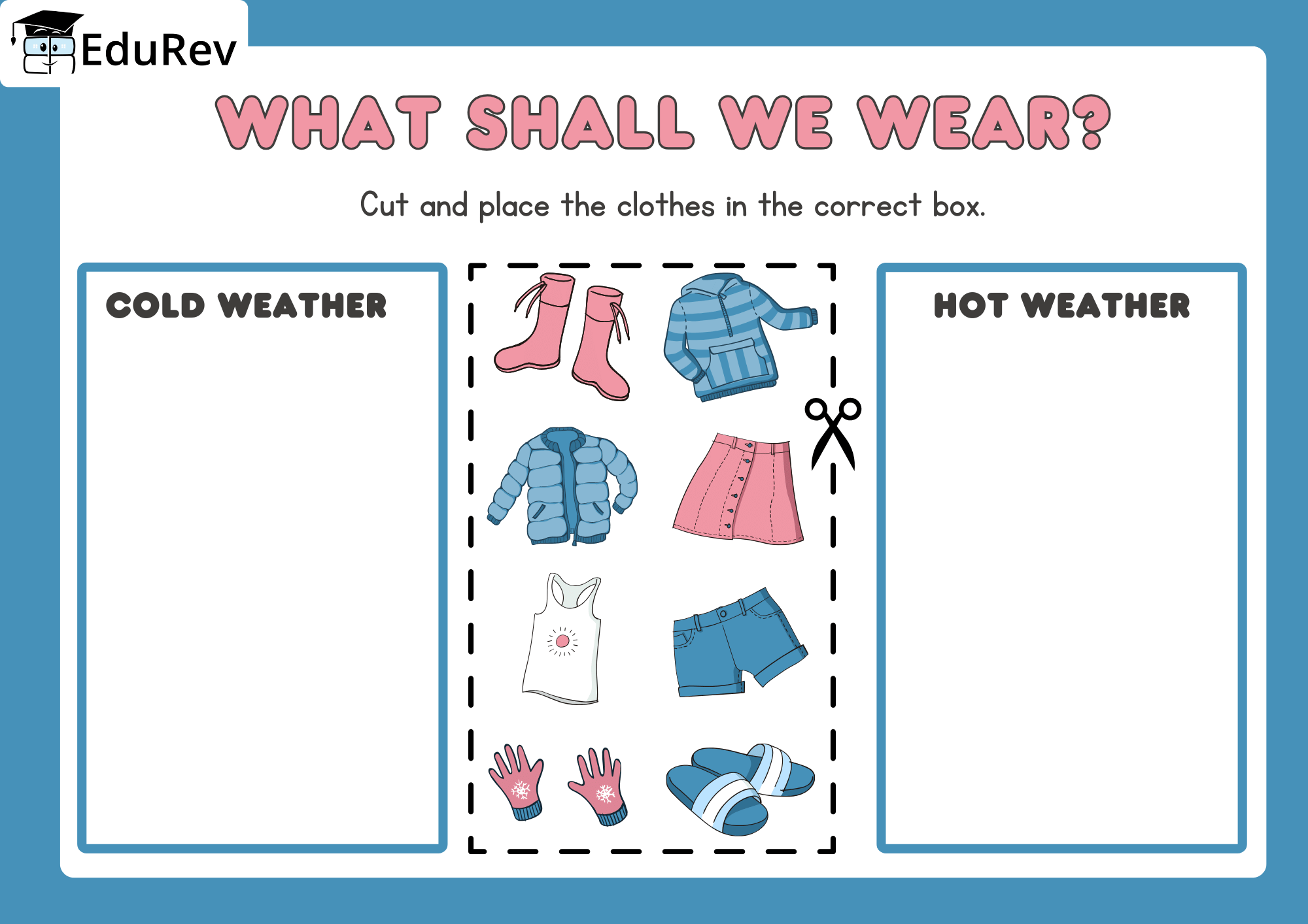 Activity: What shall we wear? | EVS for UKG