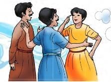 Worksheet Solutions: तीन बुद्धिमान | Hindi (Malhar) Class 7 - New NCERT