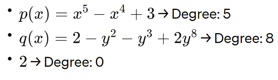 Polynomials Class 9 Notes Maths Chapter 2