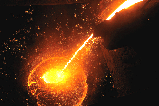 Molten iron