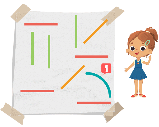Playing with Lines Chapter Notes | Mathematics for Class 2 (Joyful-Mathematics)