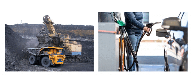 Coal & petrol Usage