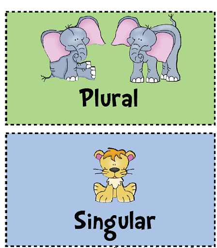 Worksheet: Singular and Plural - 2 | English Grammar for Junior Classes - Class 1