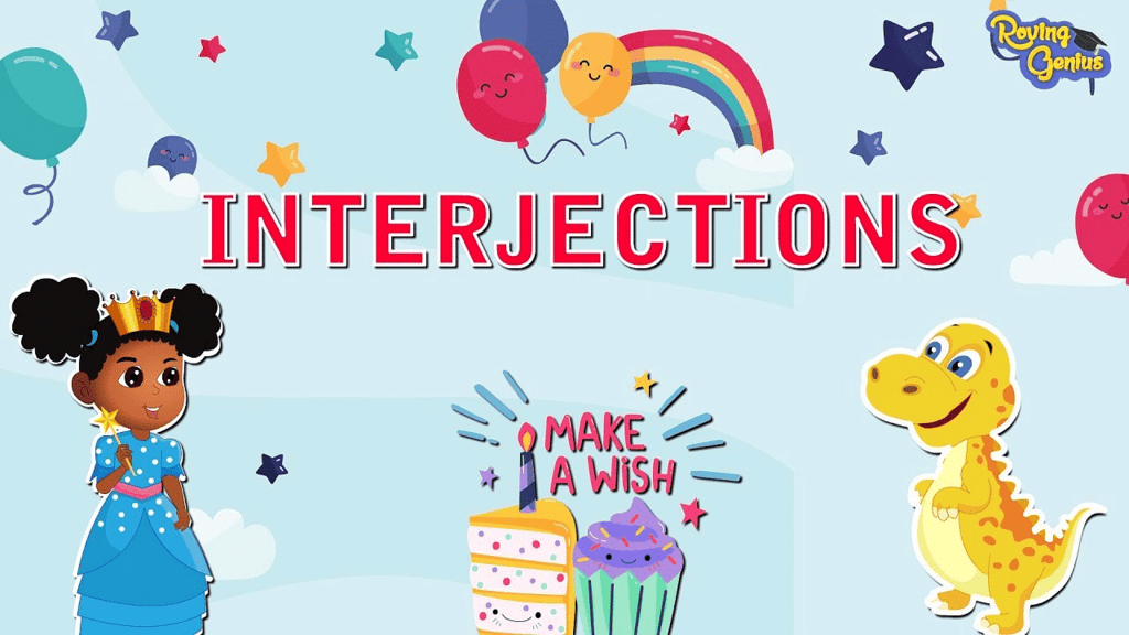 Worksheet: Interjection - 1 | English Grammar for Junior Classes - Class 1