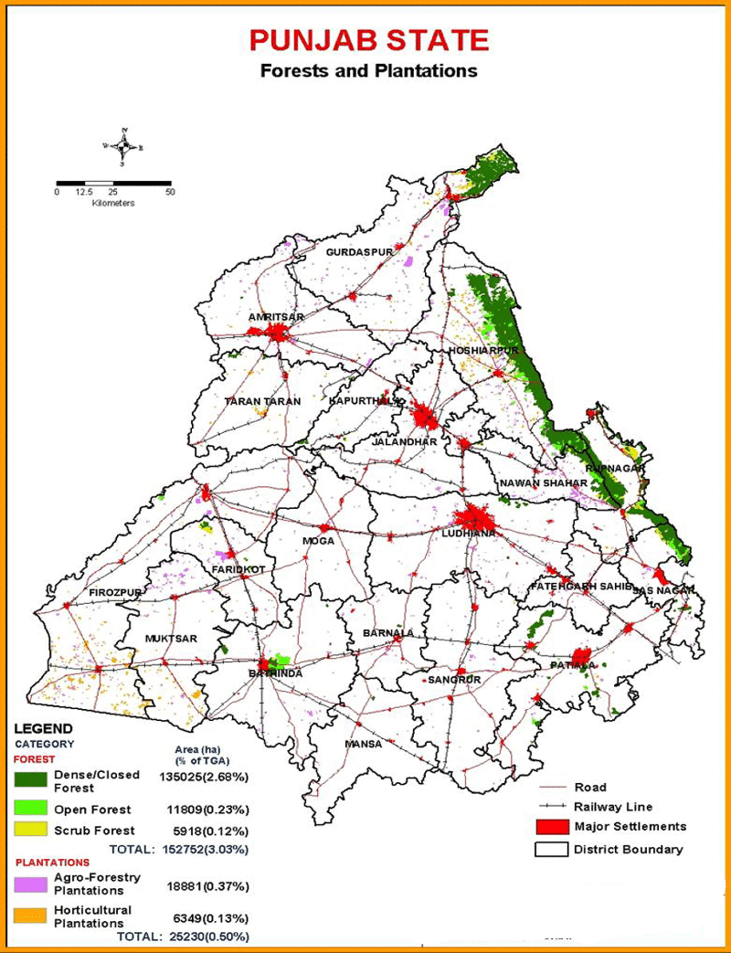 Forests of Punjab | Punjab State (PPSC) PSC: Preparation - PPSC PCS (Punjab)