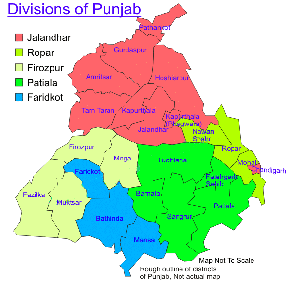 District Profile of Punjab | Punjab State (PPSC) PSC: Preparation - PPSC PCS (Punjab)