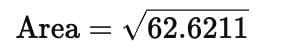 Class 9 Maths Chapter 10 Question Answers - Heron’s Formula