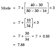 NCERT Solutions for Class 10 Maths Chapter 13 - Statistics (Exercise 13.3)