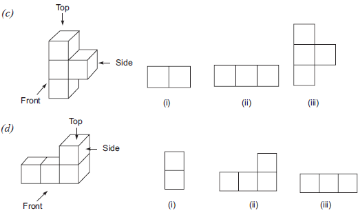 NCERT Solutions for Class 8 Maths - Visualising Solid Shapes - 1