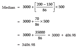 NCERT Solutions for Class 10 Maths Chapter 13 - Statistics (Exercise 13.3)