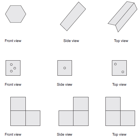 NCERT Solutions for Class 8 Maths - Visualising Solid Shapes - 1