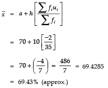 NCERT Solutions for Class 10 Maths Chapter 13 - Statistics (Exercise 13.1)