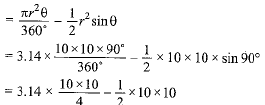 NCERT Solutions for Class 10 Maths Chapter 11 - Areas Related to Circles (Excercise 11.1)