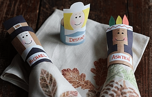 Craft Ideas: Thanksgiving Napkin Rings & Placecards | Art & Craft (Basics) - Class 10