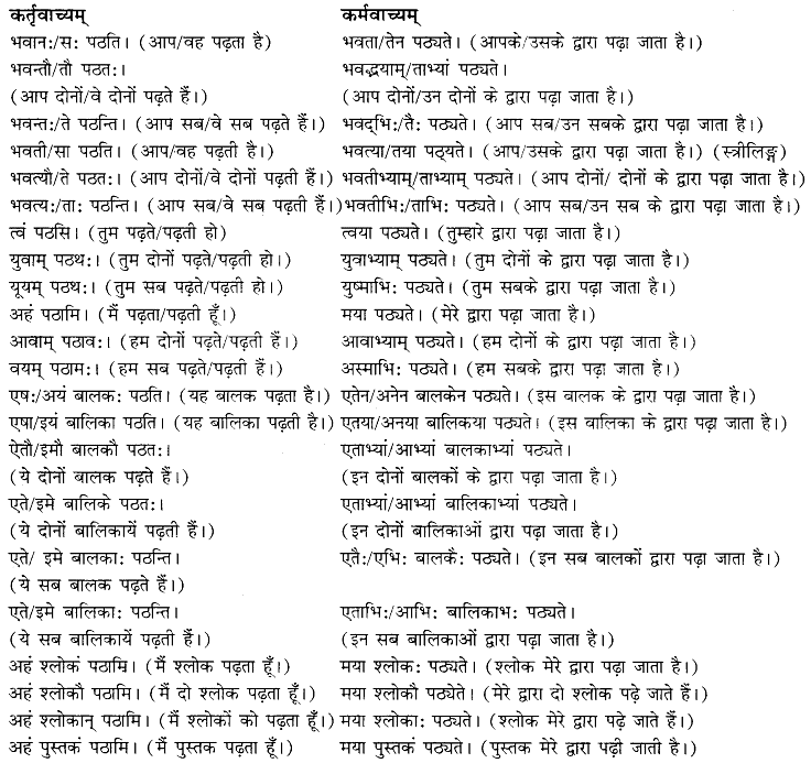 वाच्‍य परिवर्तन | Chapter Explanation | संस्कृत कक्षा 9 (Sanskrit Class 9)