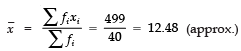 NCERT Solutions for Class 10 Maths Chapter 13 - Statistics (Exercise 13.1)