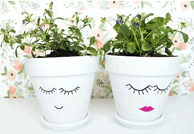 Craft Ideas: Pretty Face Planters | Art & Craft (Basics) - Class 10