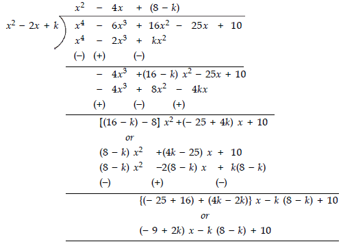 NCERT Solutions for Class 10 Maths - Polynomials Exercise 2.4