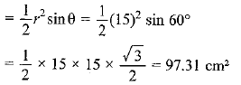 NCERT Solutions for Class 10 Maths Chapter 11 - Areas Related to Circles (Excercise 11.1)