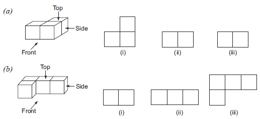 NCERT Solutions for Class 8 Maths - Visualising Solid Shapes - 1