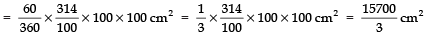 NCERT Solutions for Class 10 Maths Chapter 11 - Areas Related to Circles (Exercise 12.3)