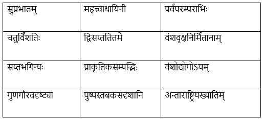 सप्तभगिन्यः NCERT Solutions | संस्कृत कक्षा 8 (Sanskrit Class 8)