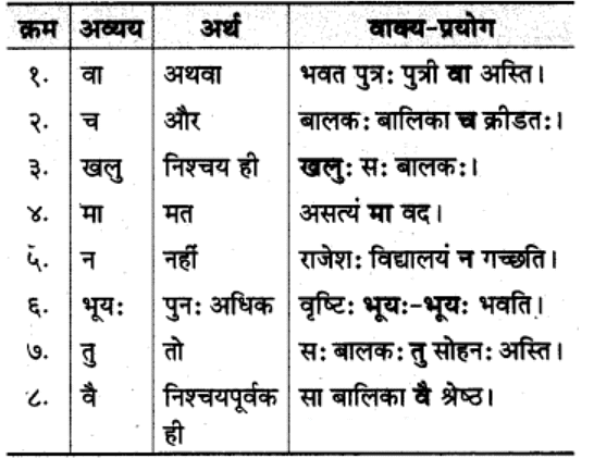 अव्‍यय | Chapter Explanation | संस्कृत कक्षा 9 (Sanskrit Class 9)