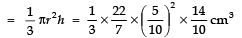 NCERT Solutions for Class 10 Maths Chapter 12 - Surface Areas and Volumes (Exercise 12.2)