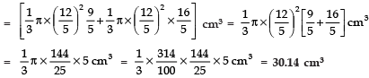 NCERT Solutions for Class 10 Maths Chapter 12 - Surface Areas and Volumes (Exercise 12.5)