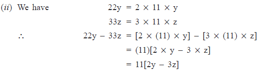 NCERT Solutions for Class 8 Maths - Factorisation- 1