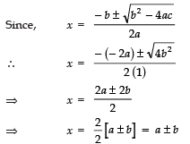 Class 10 Maths Chapter 4 Question Answers - Quadratic Equations