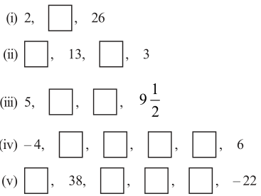 NCERT Solutions for Class 10 Maths Chapter 5 - Arithmetic Progressions (Exercise 5.1)