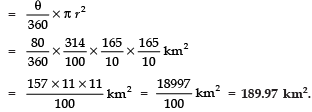 NCERT Solutions for Class 10 Maths Chapter 11 - Areas Related to Circles (Excercise 11.1)
