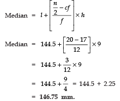 NCERT Solutions for Class 10 Maths Chapter 13 - Statistics (Exercise 13.3)
