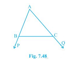 NCERT Solutions for Class 9 Maths Chapter 7 - Exercise 7.4 and 7.5 Triangles