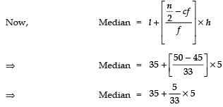 NCERT Solutions for Class 10 Maths Chapter 13 - Statistics (Exercise 13.3)