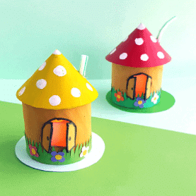 Craft Ideas: Toadstool House Lantern | Art & Craft (Basics) - Class 10