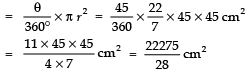 NCERT Solutions for Class 10 Maths Chapter 11 - Areas Related to Circles (Excercise 11.1)
