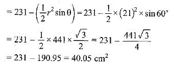 NCERT Solutions for Class 10 Maths Chapter 11 - Areas Related to Circles (Excercise 11.1)