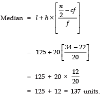 NCERT Solutions for Class 10 Maths Chapter 13 - Statistics (Exercise 13.3)