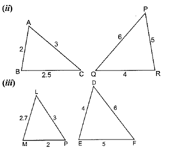 NCERT Solutions for Class 10 Maths Chapter 6 - Triangles (Exercise 6.1)