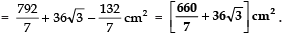 NCERT Solutions for Class 10 Maths Chapter 11 - Areas Related to Circles (Exercise 12.3)